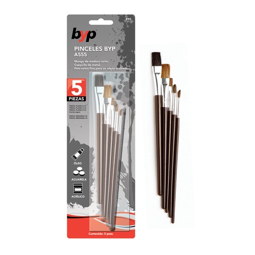 PINCEL 5 PZAS